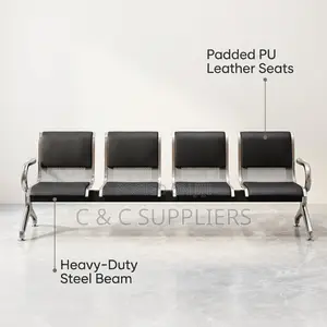 4-Link Waiting Bench With Armrest