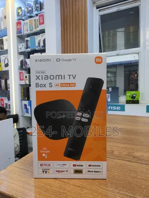 Xiaomi TV Box S (3rd Gen) - 4K, Dolby Vision, Google TVTM, Black