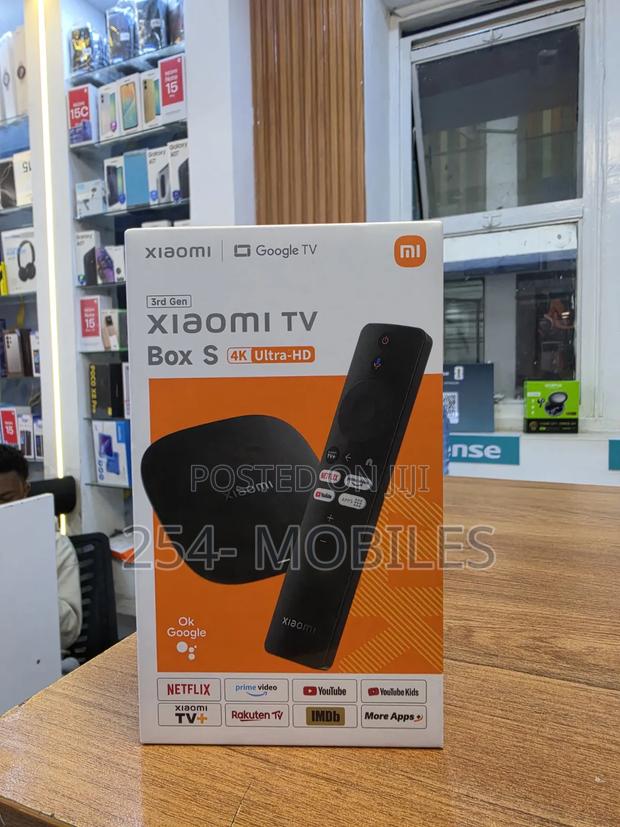 Xiaomi TV Box S (3rd Gen) - 4K, Dolby Vision, Google TVTM, Black