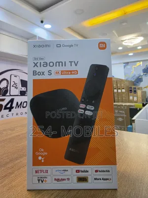 Xiaomi TV Box S (3rd Gen) - 4K, Dolby Vision, Google TVTM, Black