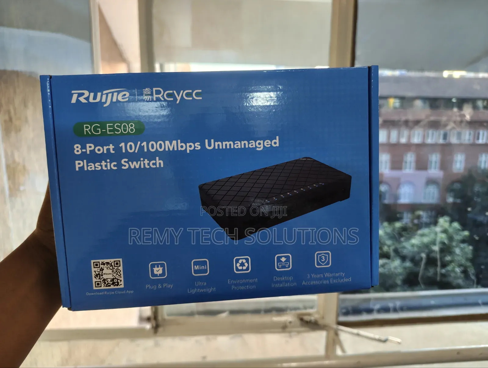 Ruijie Rg-Es08 Desktop Switch || Ruijie Rg-Es08 Desktop Switch