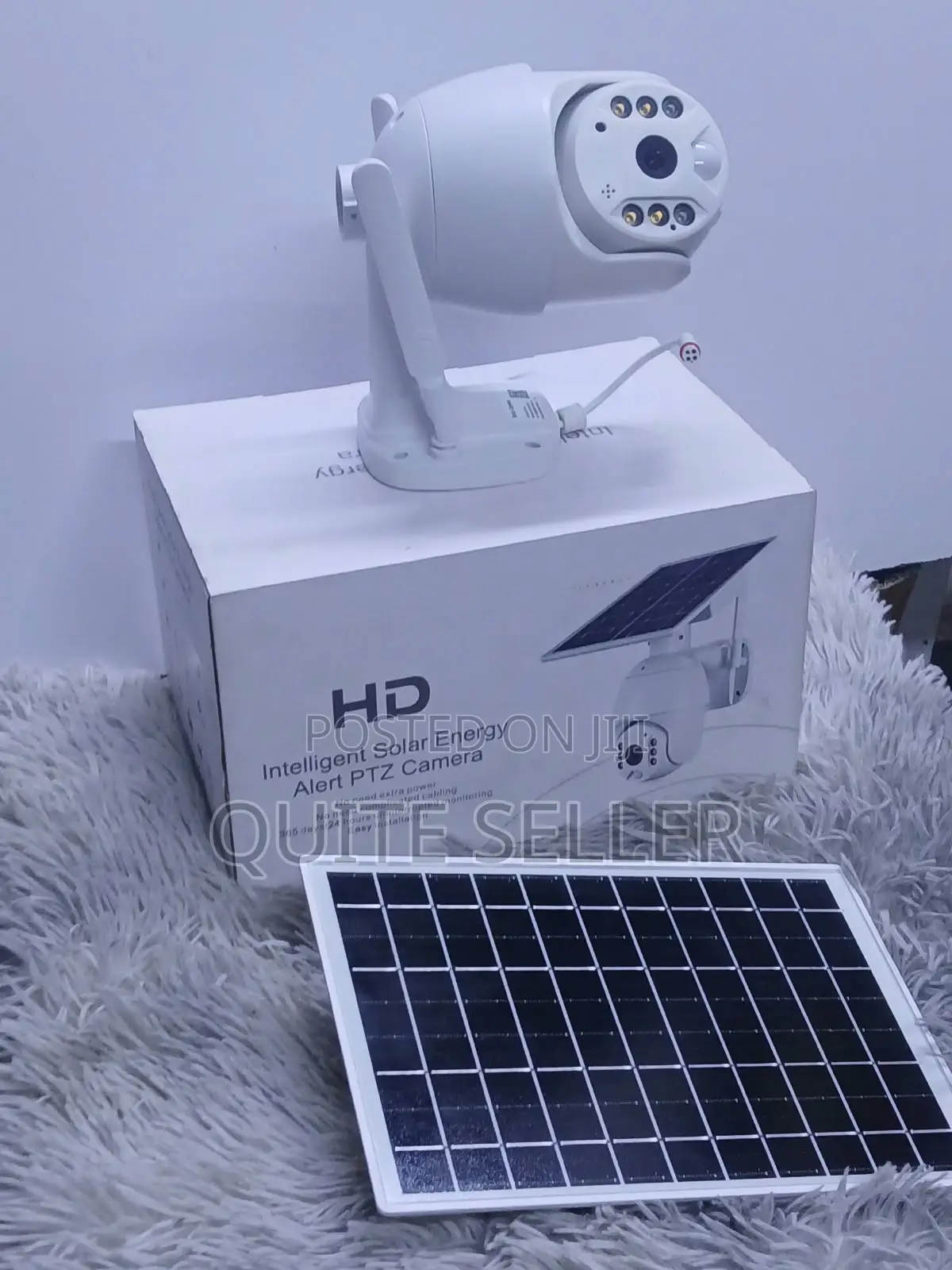 4MP Single-Lens WiFi Solar Security Camera – UBOX App