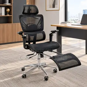 Ergonomic Comfort Chair With Footrest