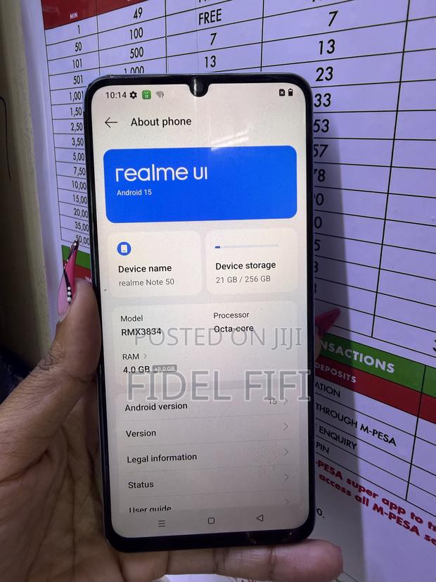 Realme Note 50 256 GB Blue - thumbnail 3