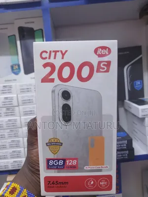 New Itel City 200 128 GB Black