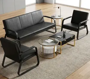 Office Reception 5-Seater Sofa Set – Modern Guest & Waiting Seating