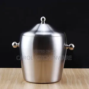 1.5 LTRs Stainless Steel Ice Bucket With Lid