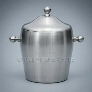 1.5 LTRs Stainless Steel Ice Bucket With Lid