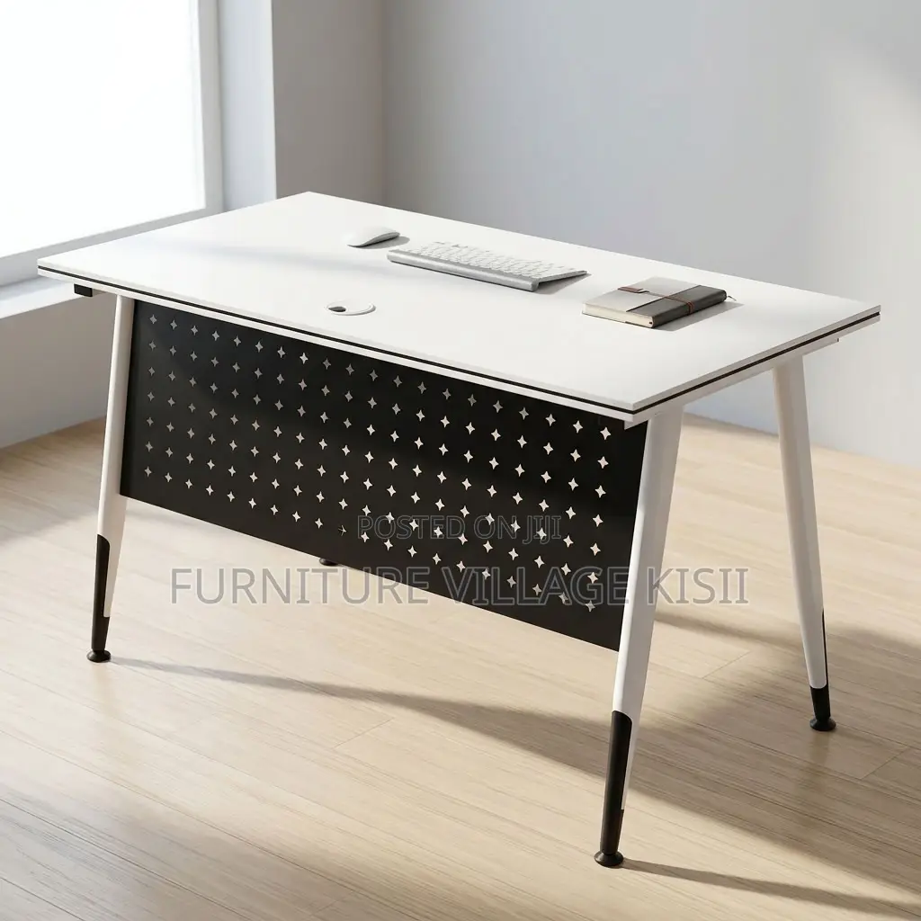 White Foldable Training Desk