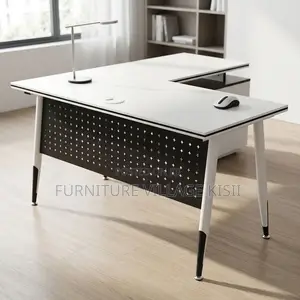White Foldable Training Desk