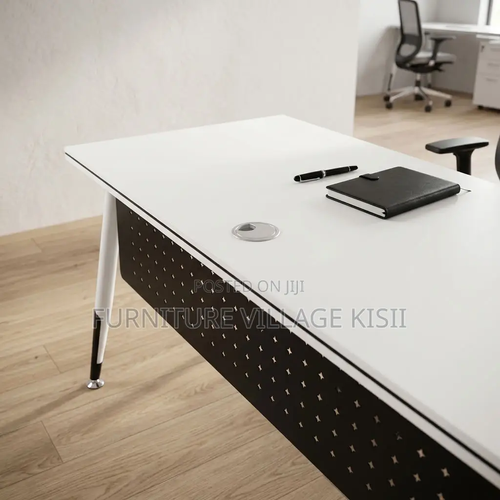 White Foldable Training Desk