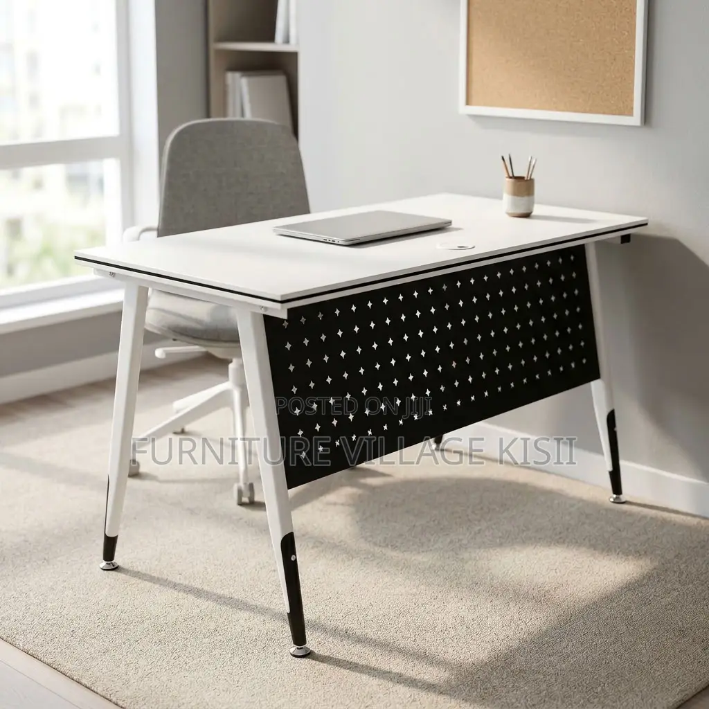 White Foldable Training Desk