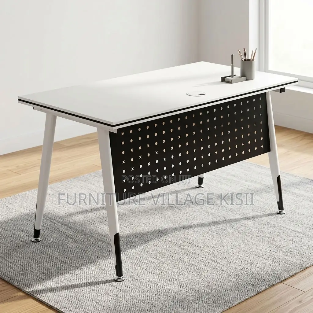 White Foldable Training Desk