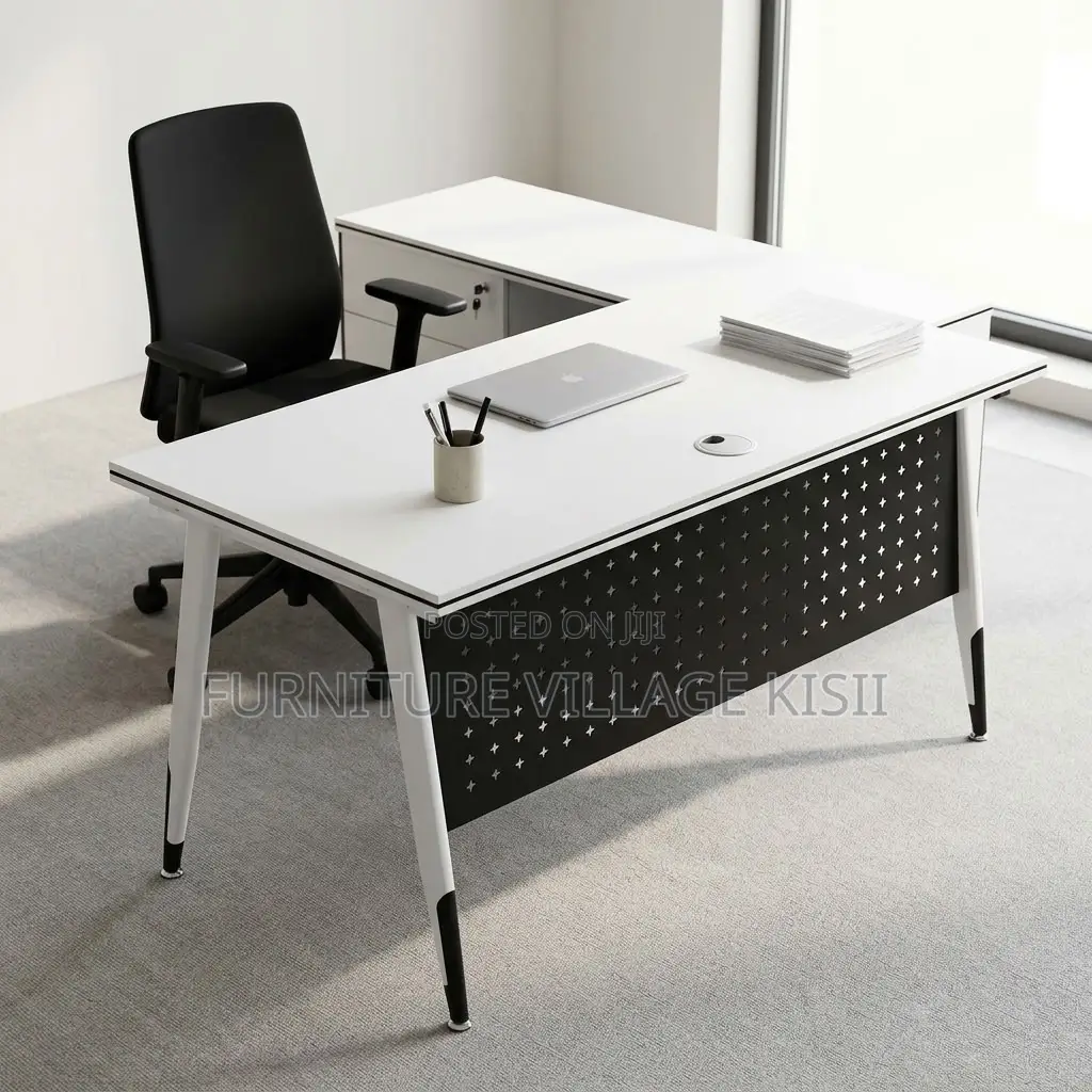 White Foldable Training Desk