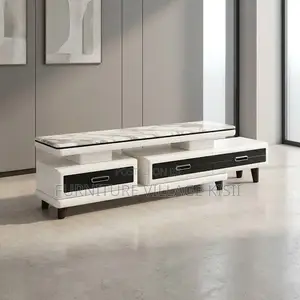 Modern Marble Top TV Stand