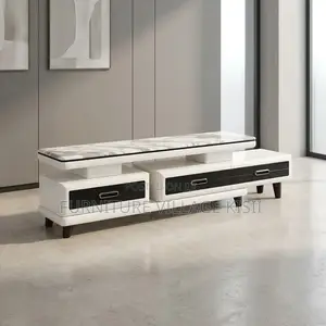 Modern Marble Top TV Stand