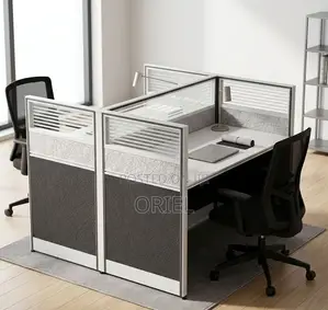 2-Desk Modular Office Workstation Kenya – Modern Two-Person Desk