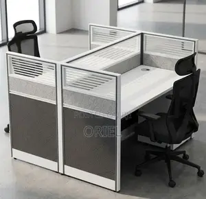2-Desk Modular Office Workstation Kenya – Modern Two-Person Desk