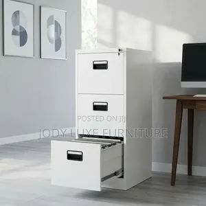 Office Cabinet=wite Steel Cabinet With Drwers