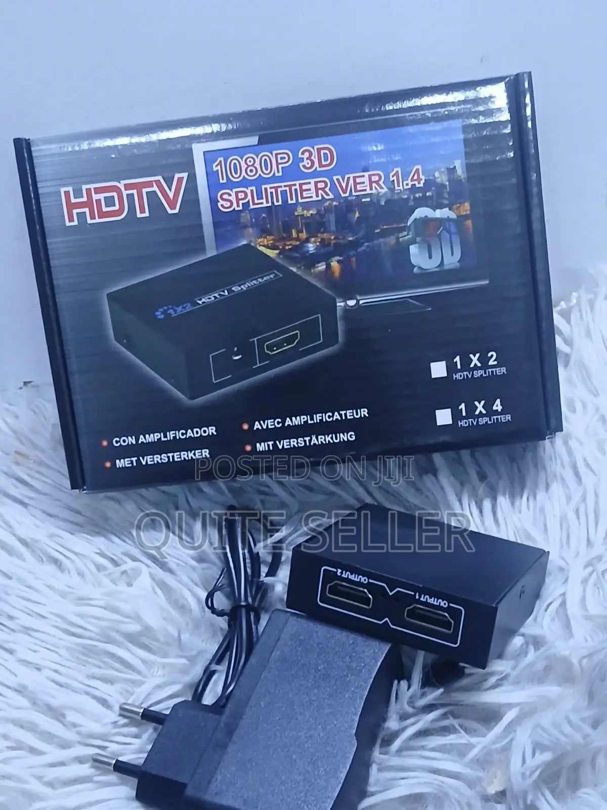 HDMI Splitter 1x2 1080P Full HD 3D Amplifier