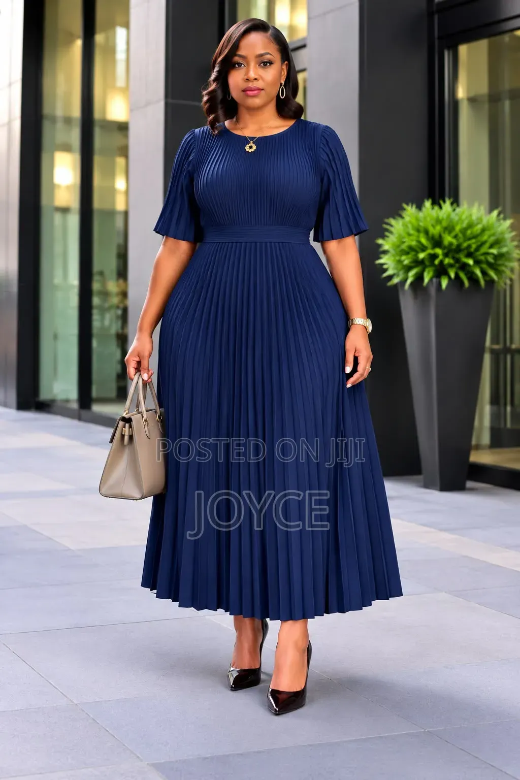 Quality Pleated Dress