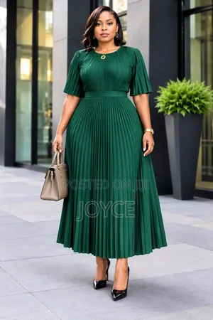 Quality Pleated Dress
