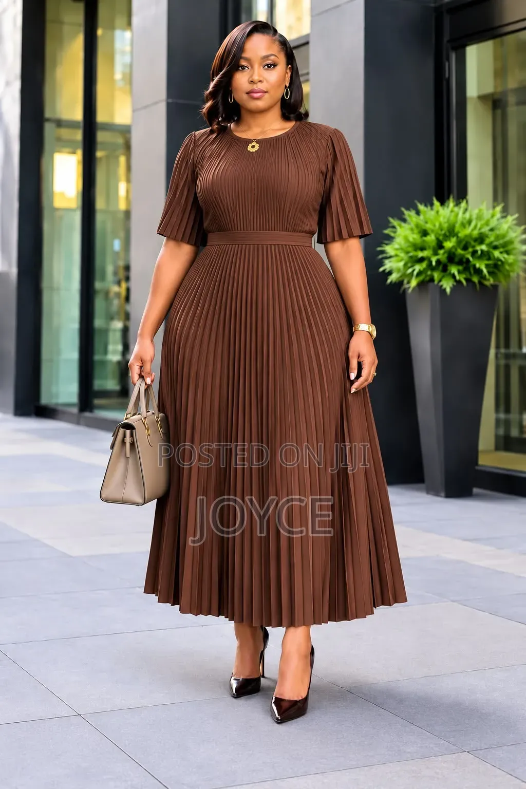 Quality Pleated Dress
