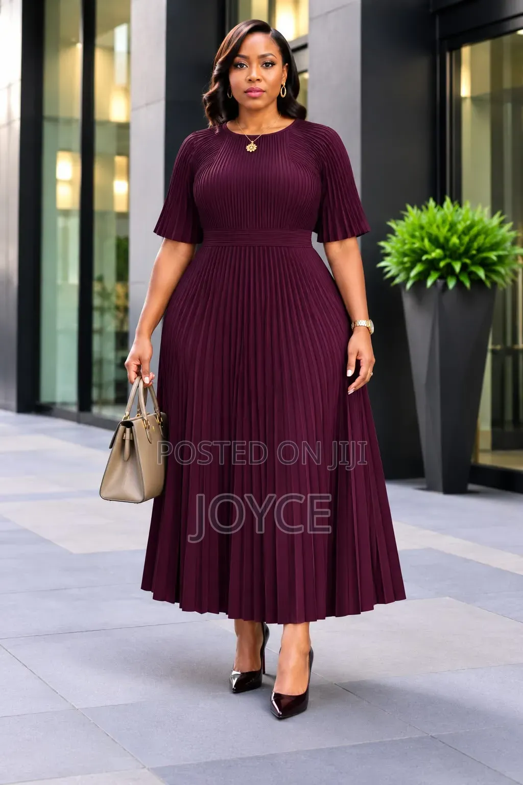 Quality Pleated Dress