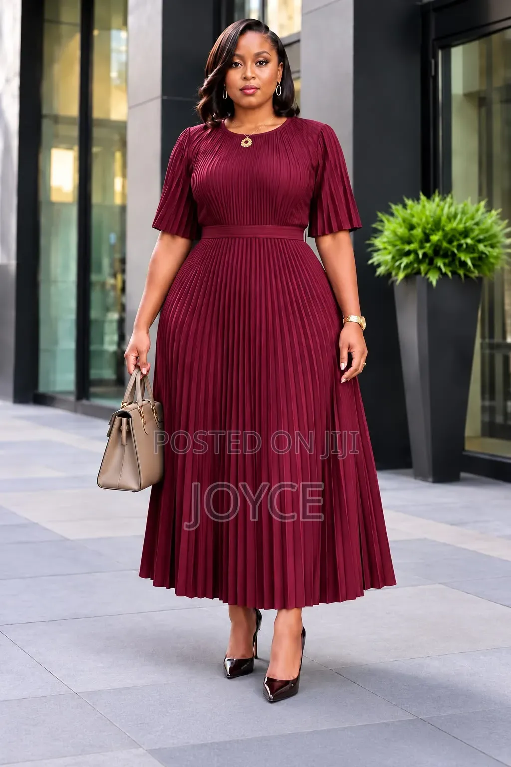 Quality Pleated Dress
