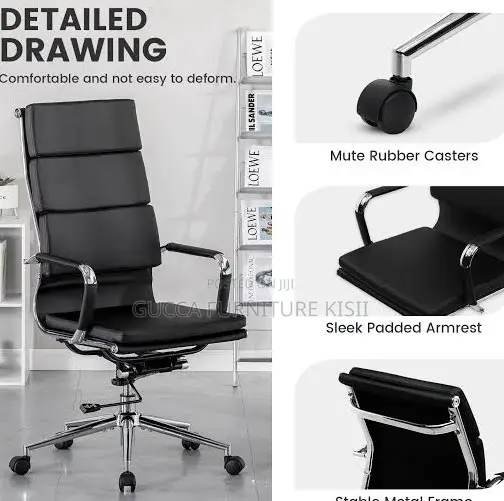 Leather Generic High Back Desk Chair
