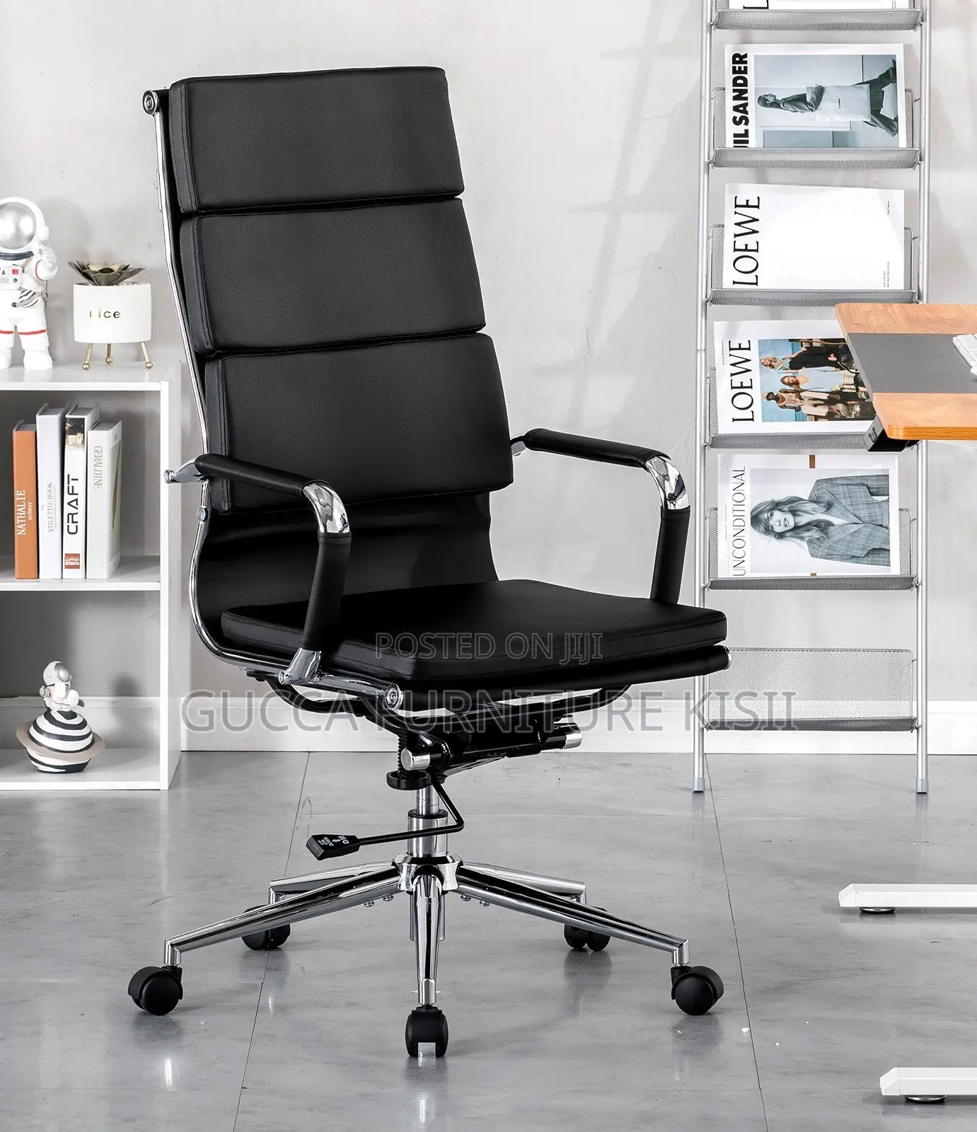 Leather Generic High Back Desk Chair