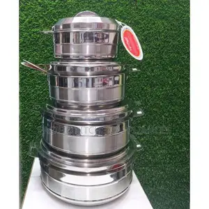 Signature 4pcs Stainless Steel Hotpots - Silver