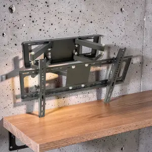 Full Motion 40-70Kg 32"-85" Double Arm Tilting Swivel TV Wall Mounts