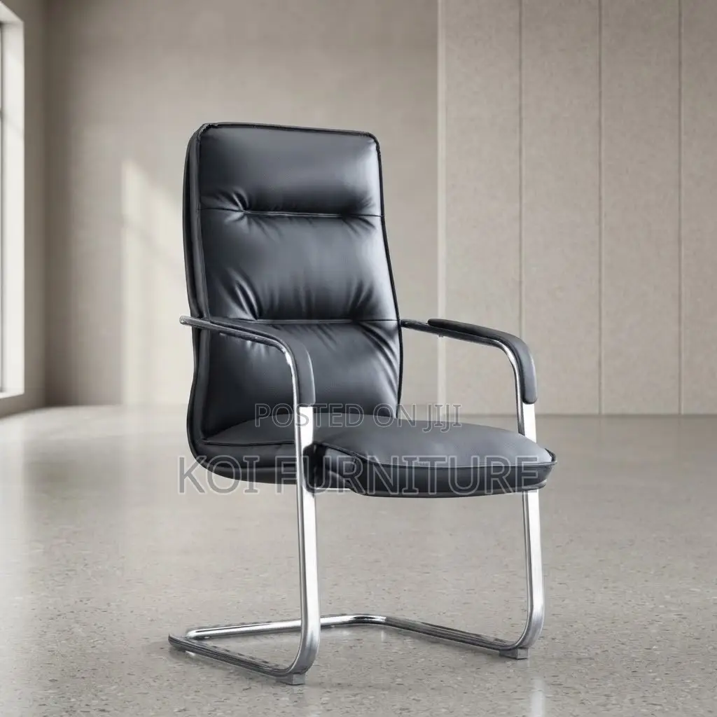 Office Chairs; Leather High Backrest Boardroom Excecutive Seat