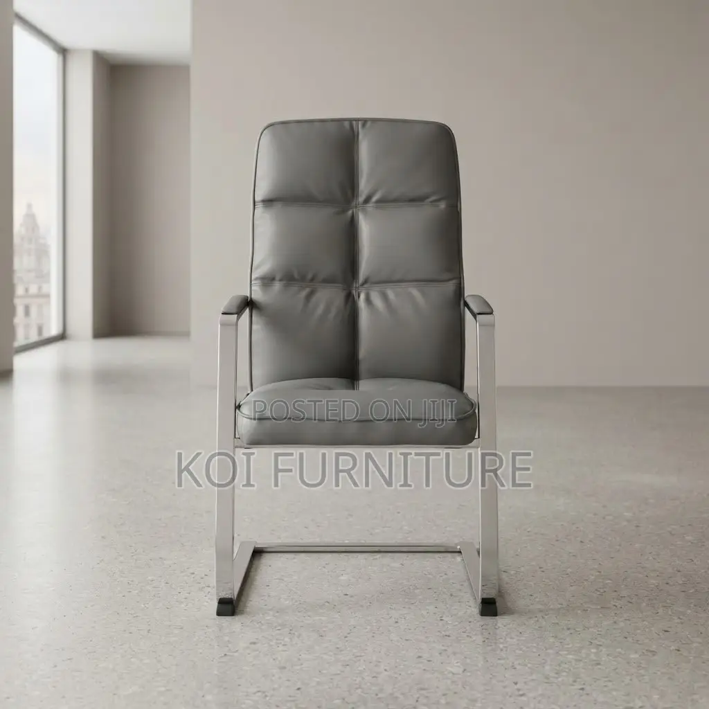Office Chairs; Leather High Backrest Boardroom Excecutive Seat