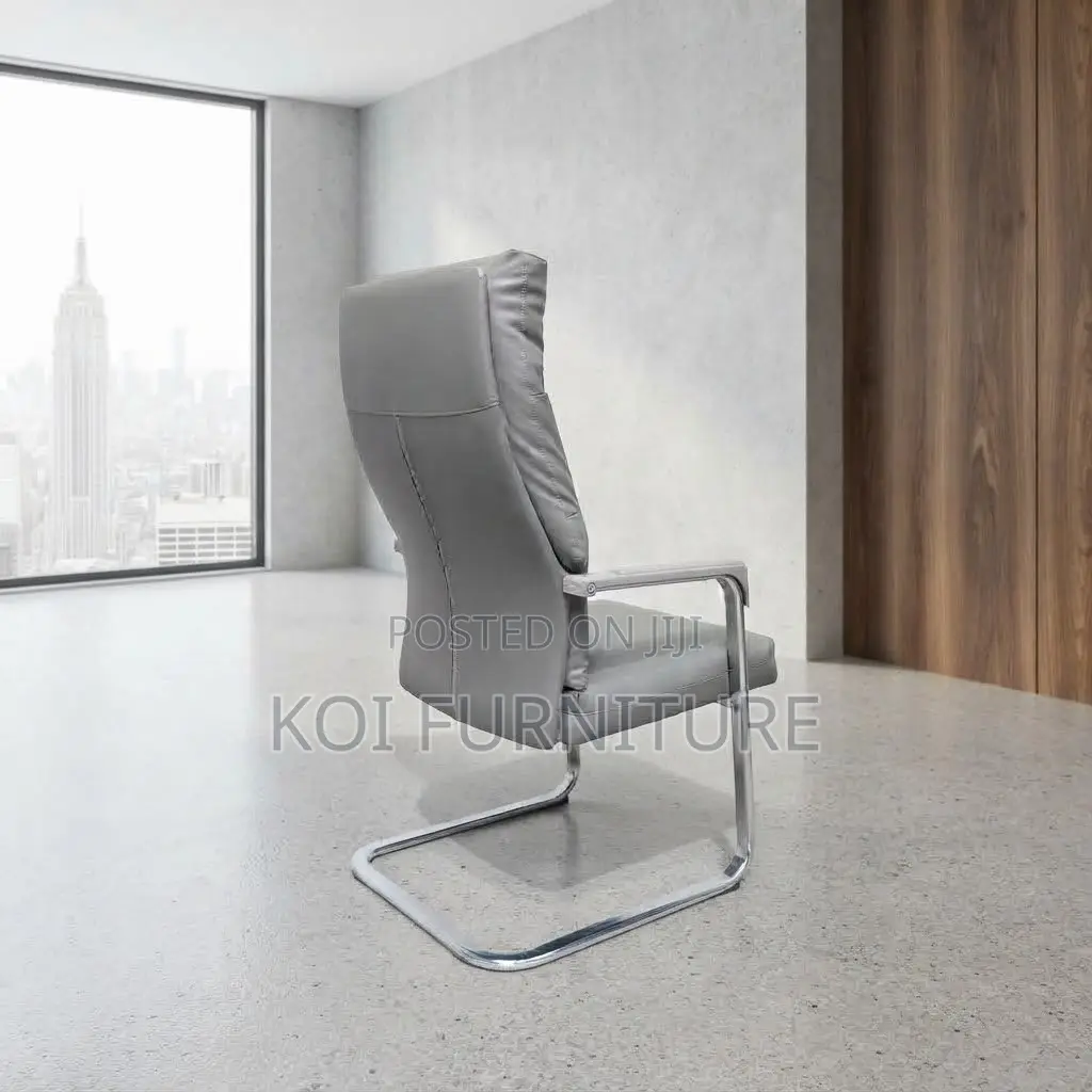 Office Chairs; Leather High Backrest Boardroom Excecutive Seat