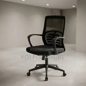 Office Chairs; Mid Bcakrest Black Clerical Home Office Desk Chairs