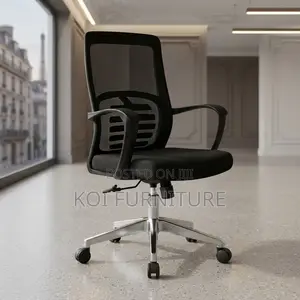 Office Chairs; Mid Bcakrest Black Clerical Home Office Desk Chairs