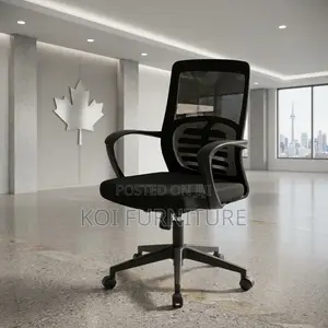 Office Chairs; Mid Bcakrest Black Clerical Home Office Desk Chairs