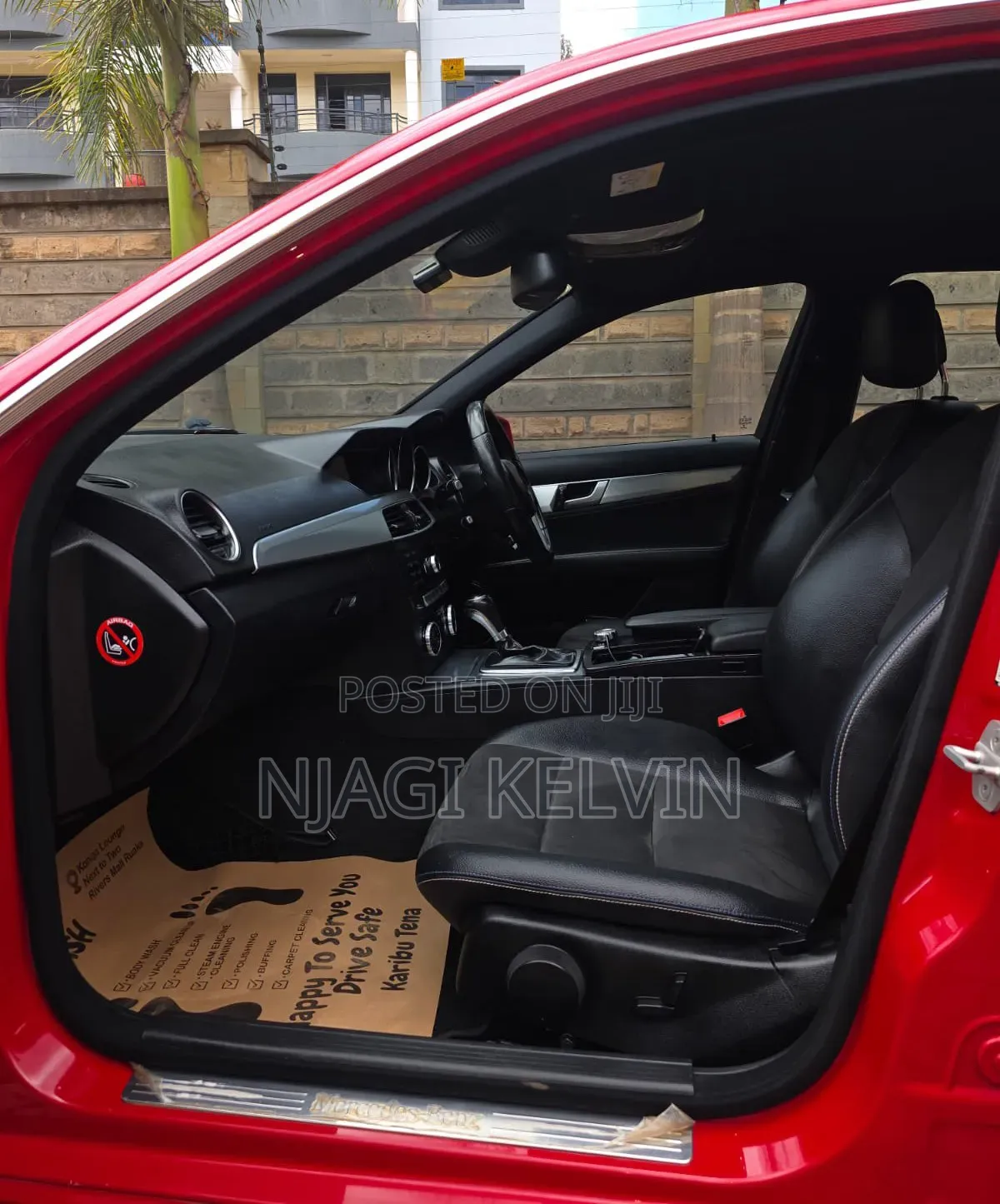 Mercedes-Benz C180 2014 Red