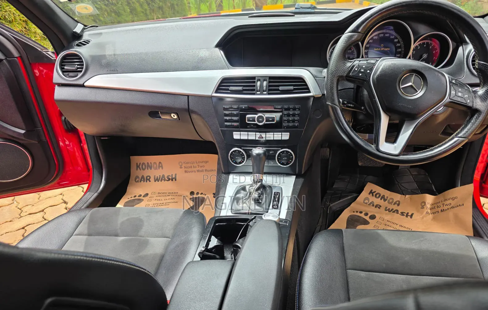 Mercedes-Benz C180 2014 Red
