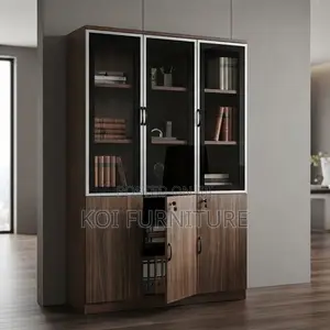 Office Cabinet; Three Doors Executive Home Office Storage Cabinet