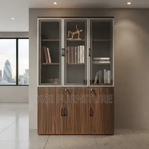 Office Cabinet; Three Doors Executive Home Office Storage Cabinet