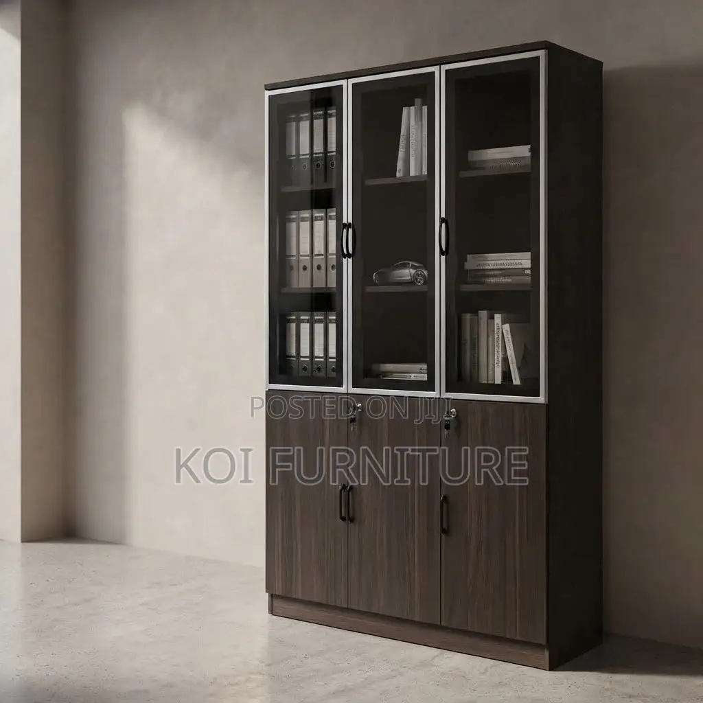Office Cabinet; Three Doors Executive Home Office Storage Cabinet