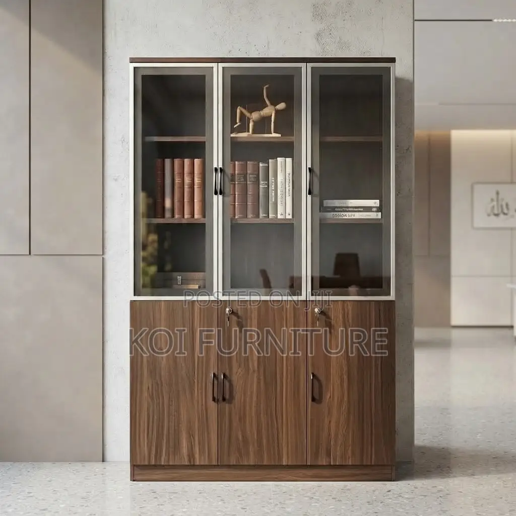Office Cabinet; Three Doors Executive Home Office Storage Cabinet