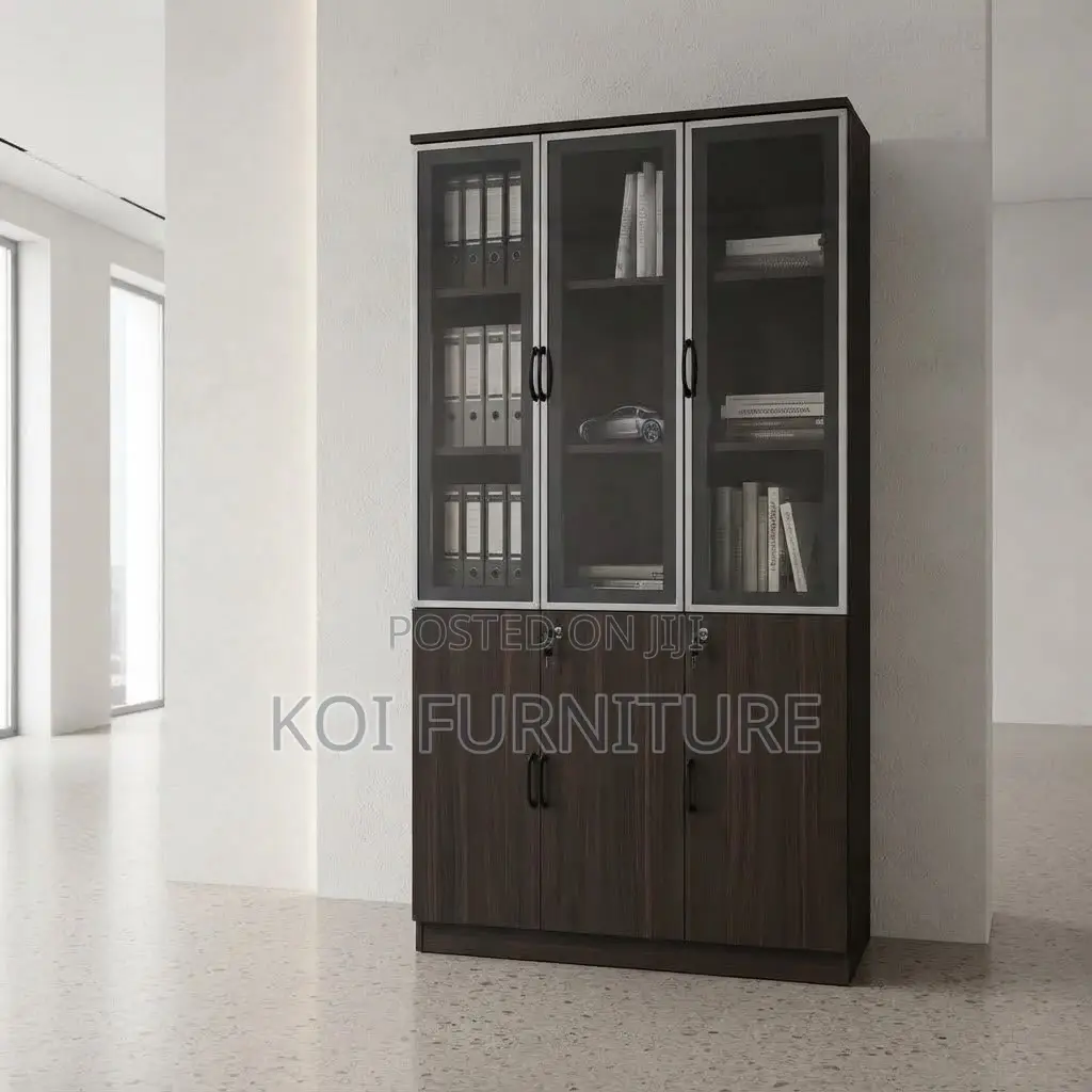 Office Cabinet; Three Doors Executive Home Office Storage Cabinet