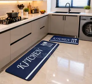 2 PC Binded Kitchen Mat