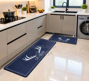 2 PC Binded Kitchen Mat