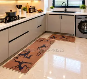 2 PC Binded Kitchen Mat