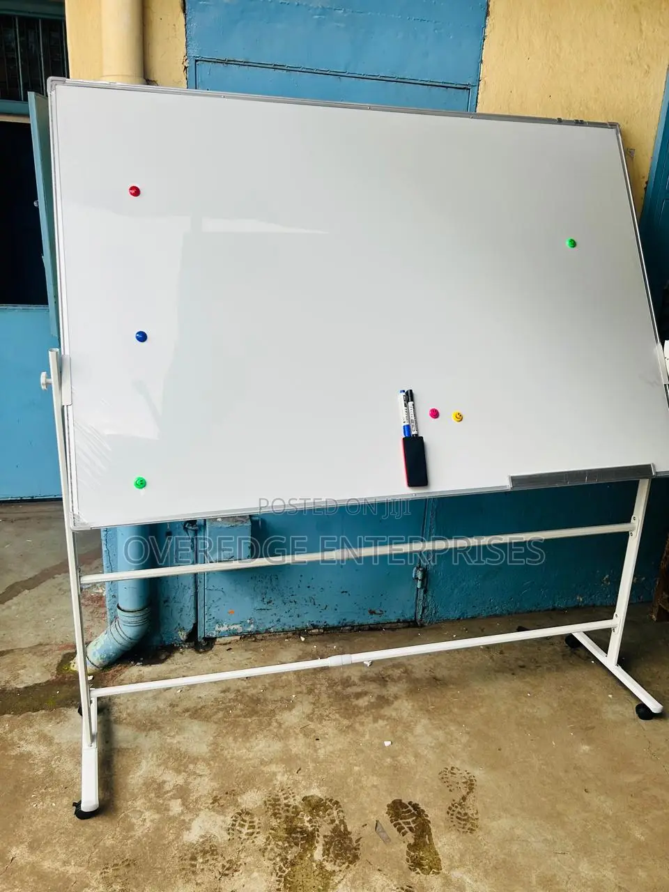 6ftx4ft Conference Room Whiteboard With Stand